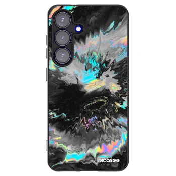 Picasee silikonski črni ovitek za Samsung Galaxy S25 5G - Magnetic