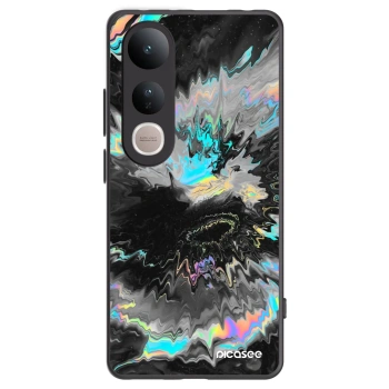 Picasee silikonski črni ovitek za Vivo V50 Lite 5G - Magnetic