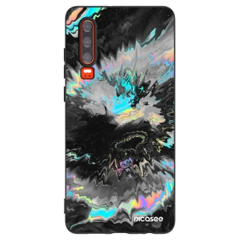 Picasee silikonski črni ovitek za Huawei P30 - Magnetic