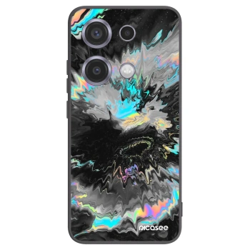 Picasee silikonski črni ovitek za Xiaomi Redmi Note 14S - Magnetic