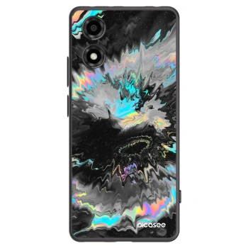 Picasee silikonski črni ovitek za Motorola Moto E14 - Magnetic