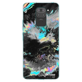 Picasee silikonski črni ovitek za Xiaomi Redmi Note 9 - Magnetic