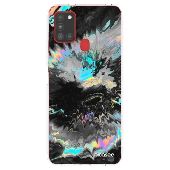 Picasee silikonski prozorni ovitek za Samsung Galaxy A21s - Magnetic