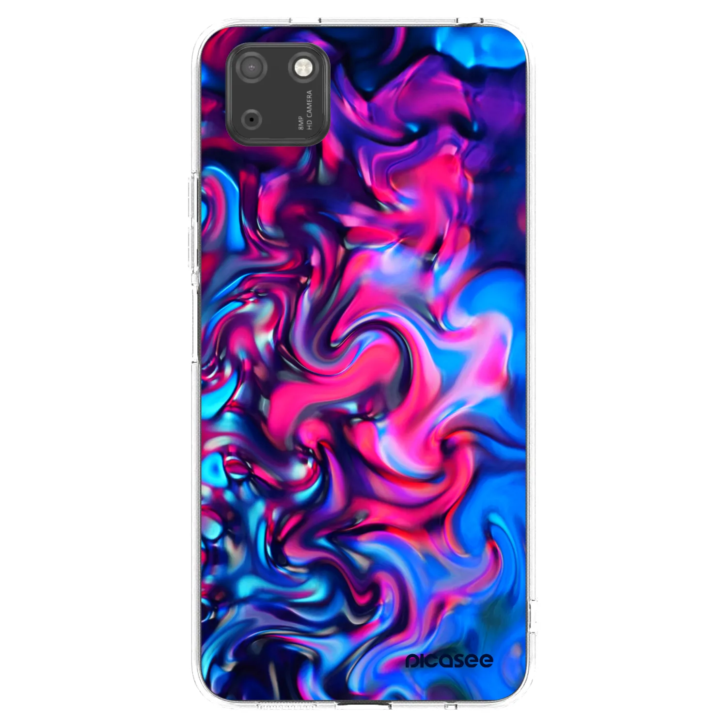 Picasee silikonski prozorni ovitek za Huawei Y5P - Redlight