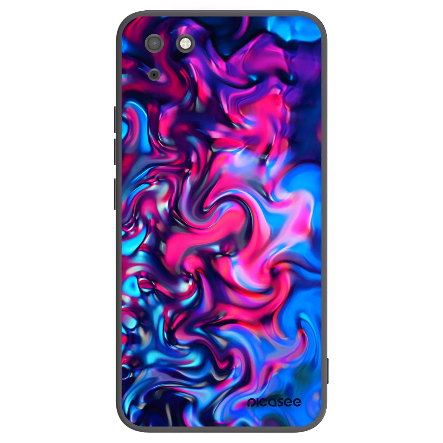 Picasee silikonski črni ovitek za Huawei Y5P - Redlight