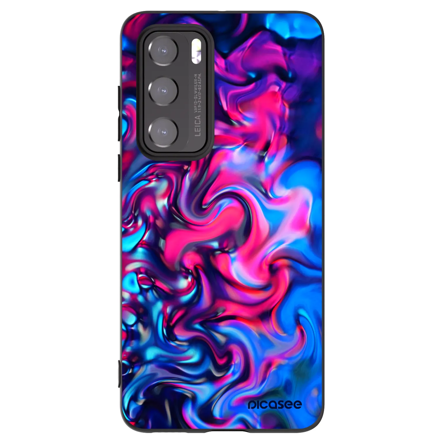 Picasee silikonski črni ovitek za Huawei P40 - Redlight