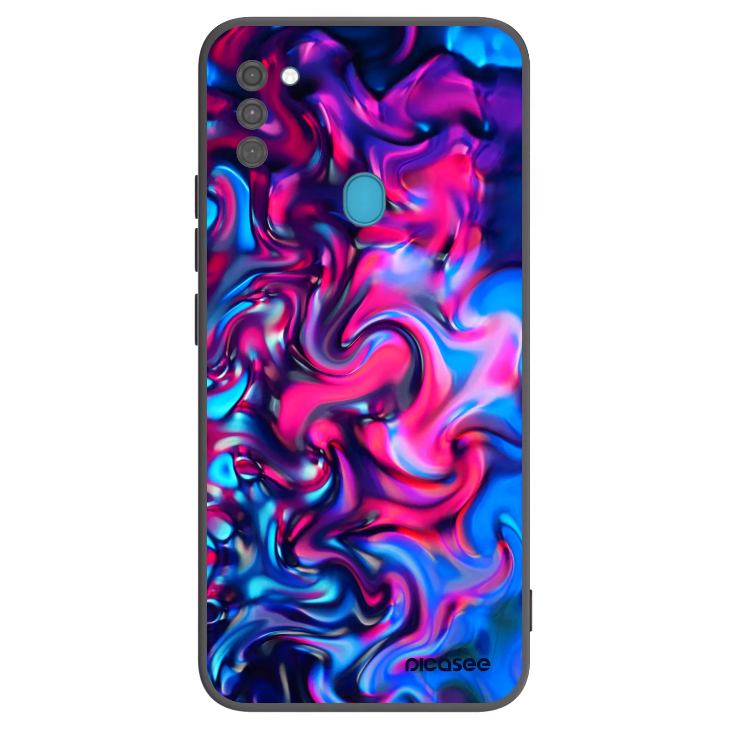 Picasee silikonski črni ovitek za Samsung Galaxy M11 - Redlight