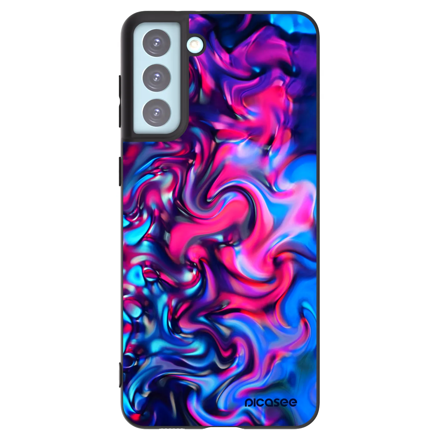 Picasee silikonski črni ovitek za Samsung Galaxy S21+ 5G G996F - Redlight