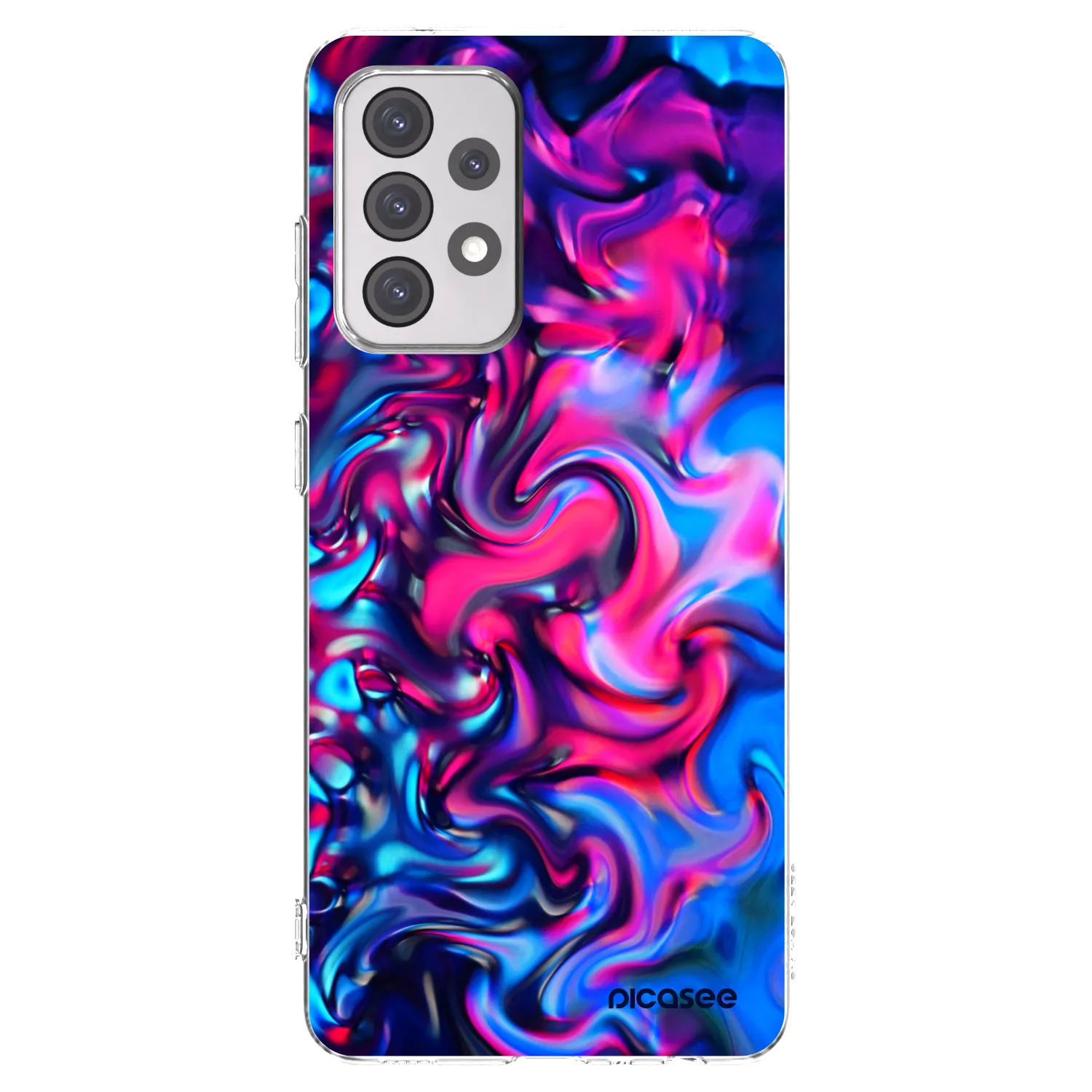 Picasee silikonski prozorni ovitek za Samsung Galaxy A52 5G A525F - Redlight