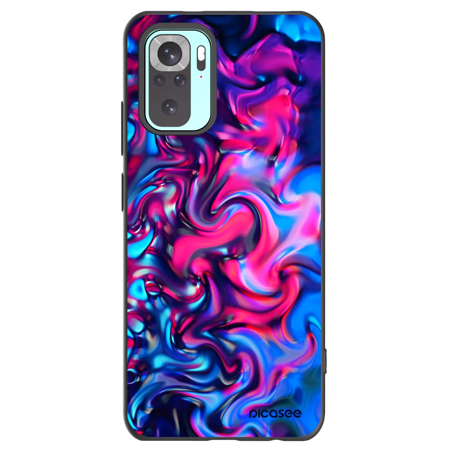 Picasee silikonski črni ovitek za Xiaomi Redmi Note 10 Pro - Redlight