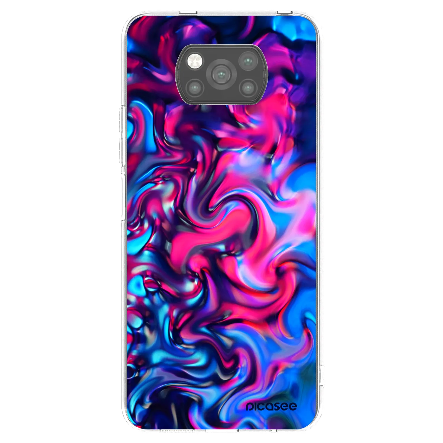 Picasee silikonski črni ovitek za Xiaomi Poco X3 Pro - Redlight