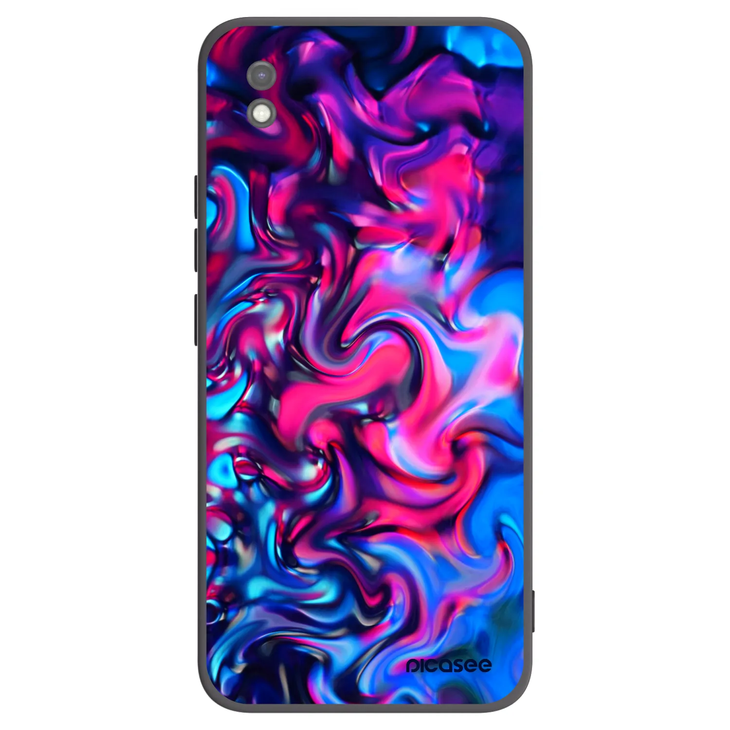 Picasee silikonski črni ovitek za Xiaomi Redmi 9AT - Redlight