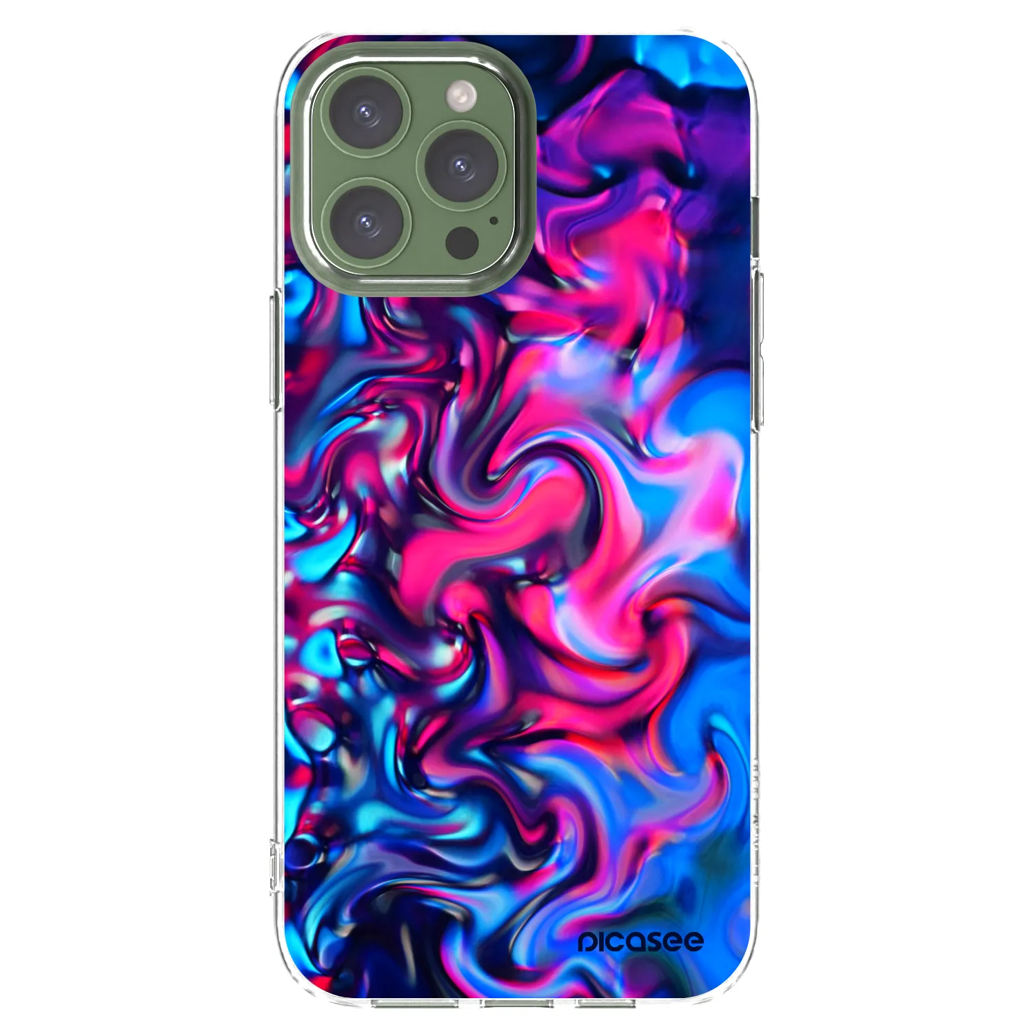 Picasee silikonski prozorni ovitek za Apple iPhone 13 Pro Max - Redlight