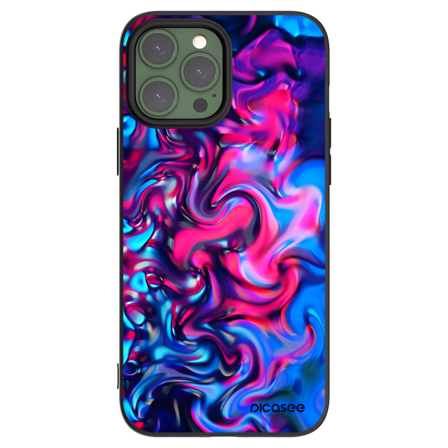 Picasee silikonski črni ovitek za Apple iPhone 13 Pro Max - Redlight
