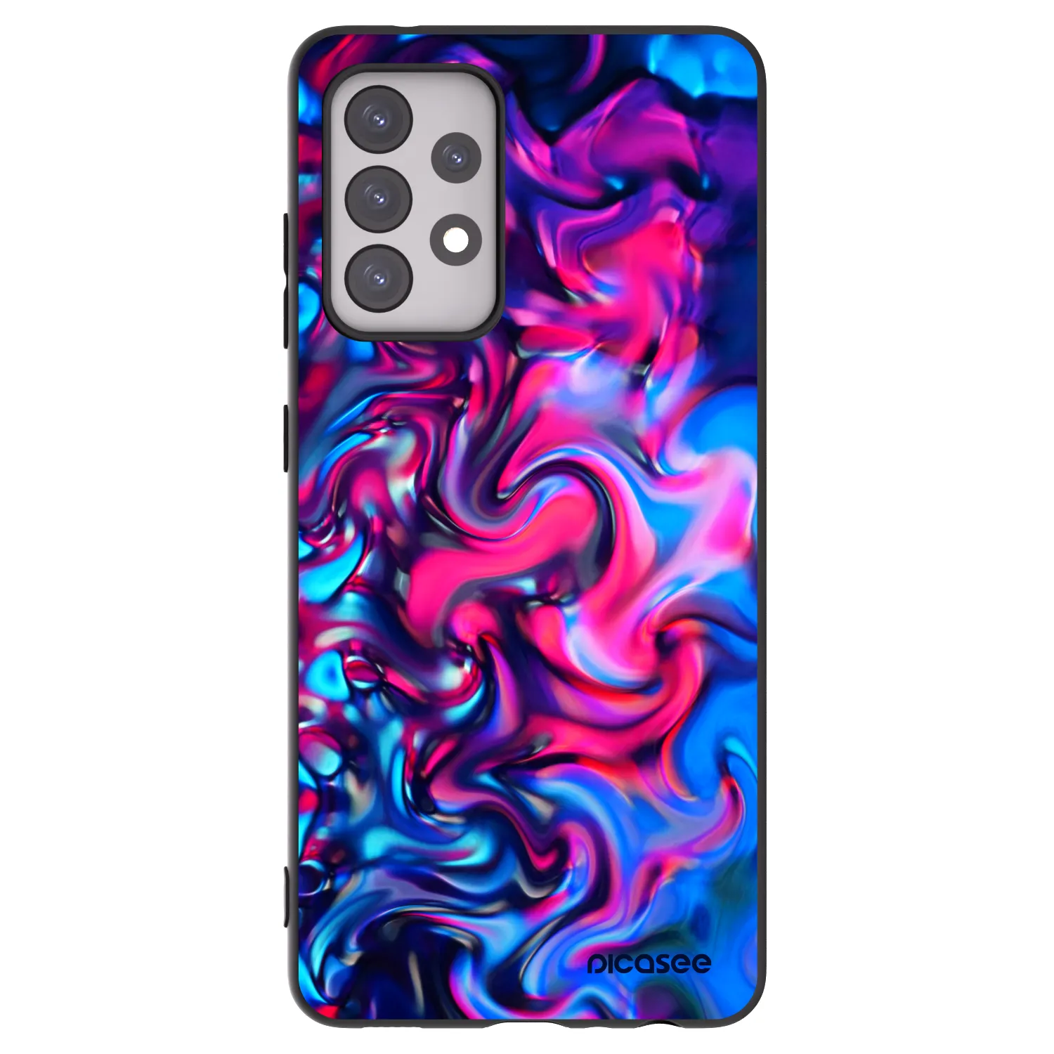 Picasee silikonski črni ovitek za Samsung Galaxy A52s 5G A528B - Redlight