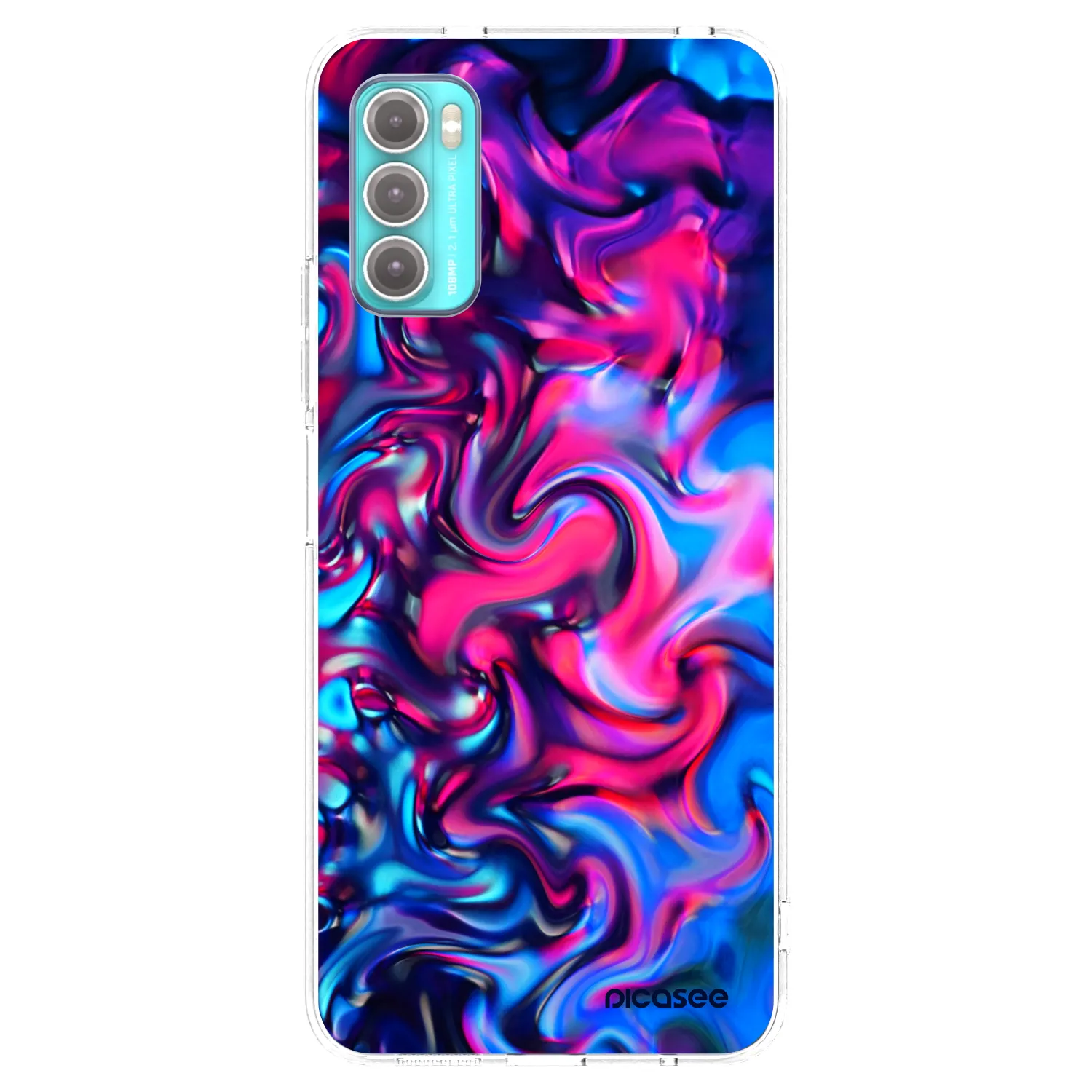 Picasee silikonski prozorni ovitek za Motorola Moto G60 - Redlight