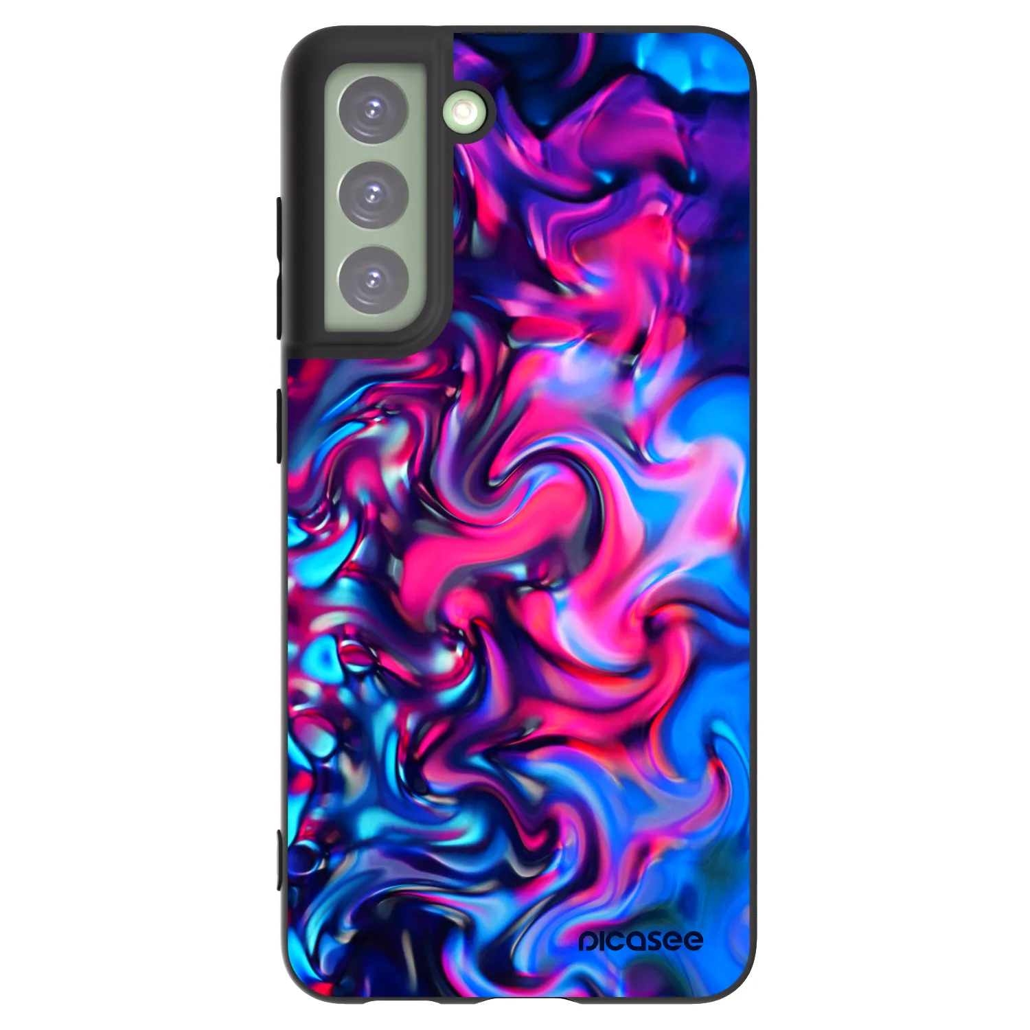 Picasee silikonski črni ovitek za Samsung Galaxy S21 FE 5G - Redlight