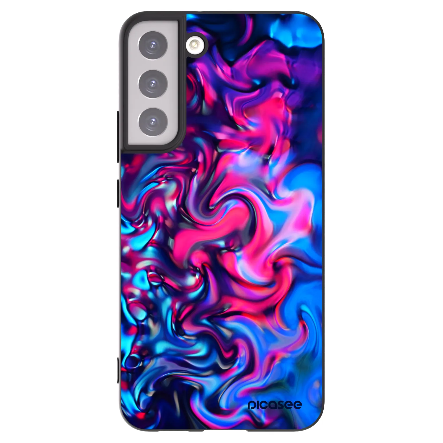 Picasee silikonski črni ovitek za Samsung Galaxy S22+ 5G - Redlight