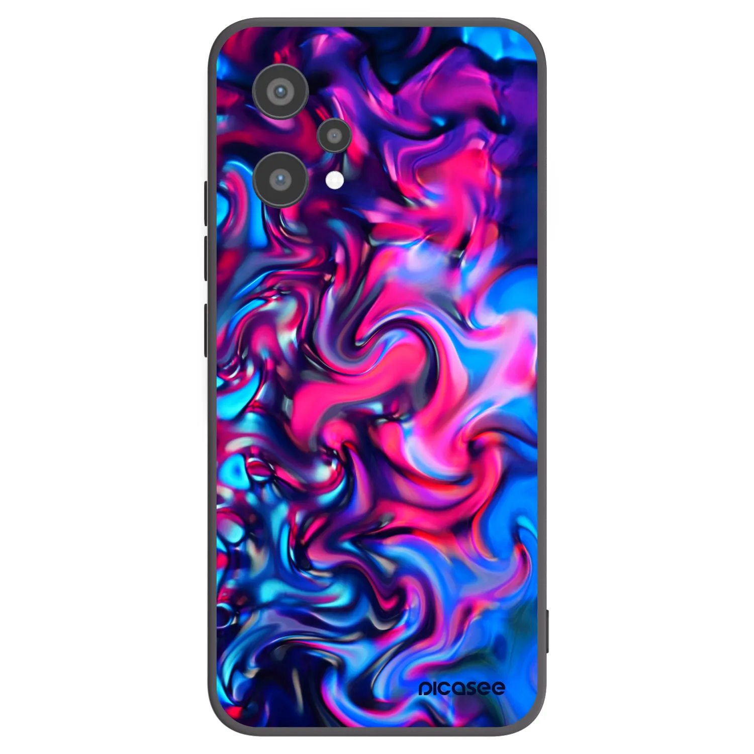 Picasee silikonski črni ovitek za Realme 9 Pro 5G - Redlight