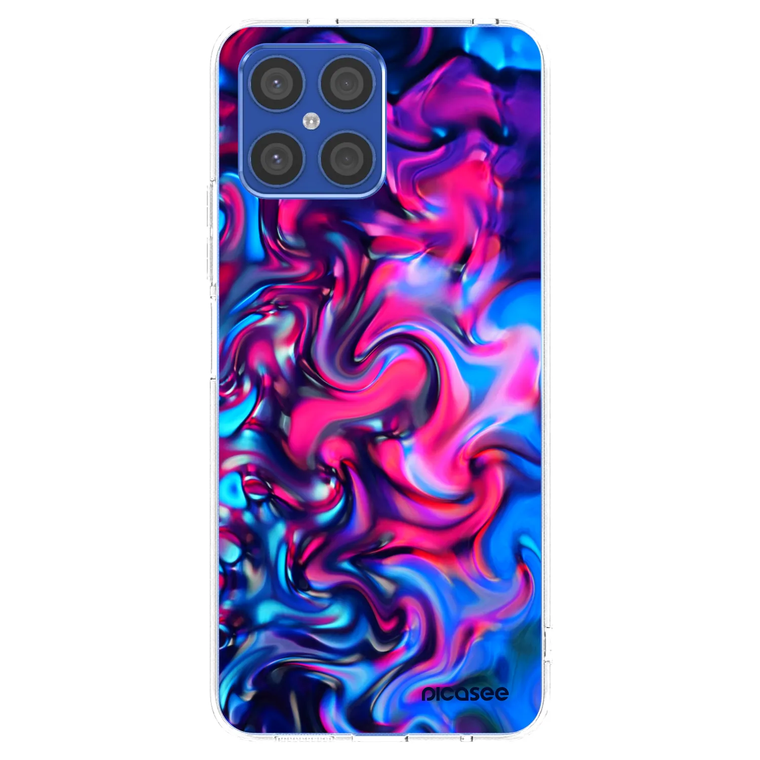 Picasee silikonski prozorni ovitek za Honor X8 4G - Redlight