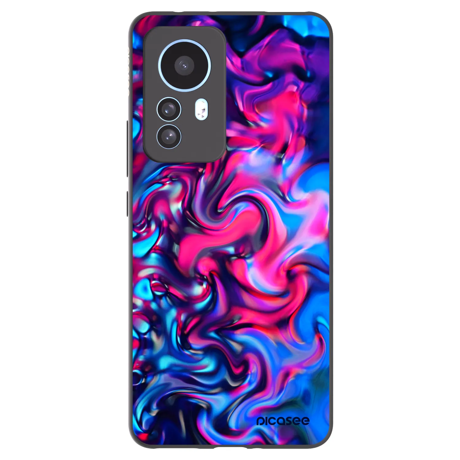 Picasee silikonski črni ovitek za Xiaomi 12T Pro - Redlight