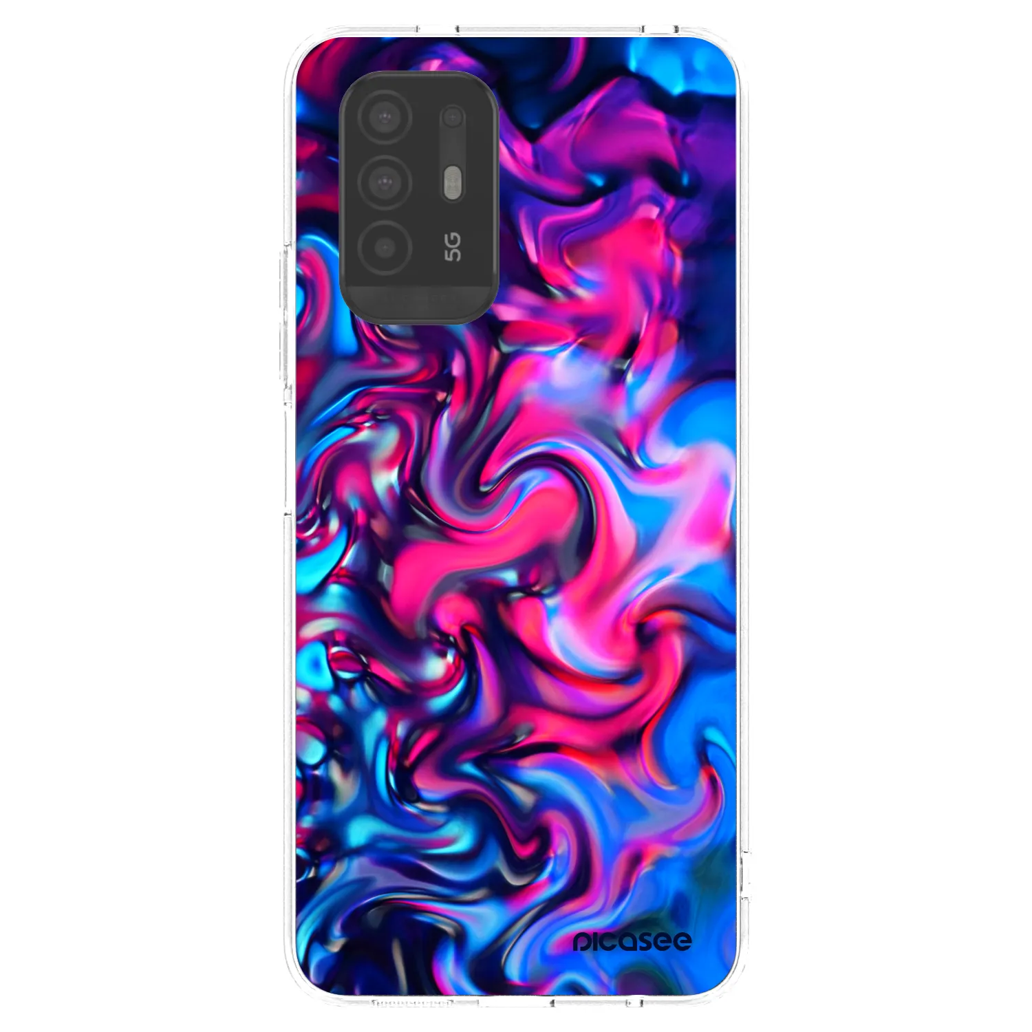 Picasee silikonski prozorni ovitek za OPPO A94 5G - Redlight