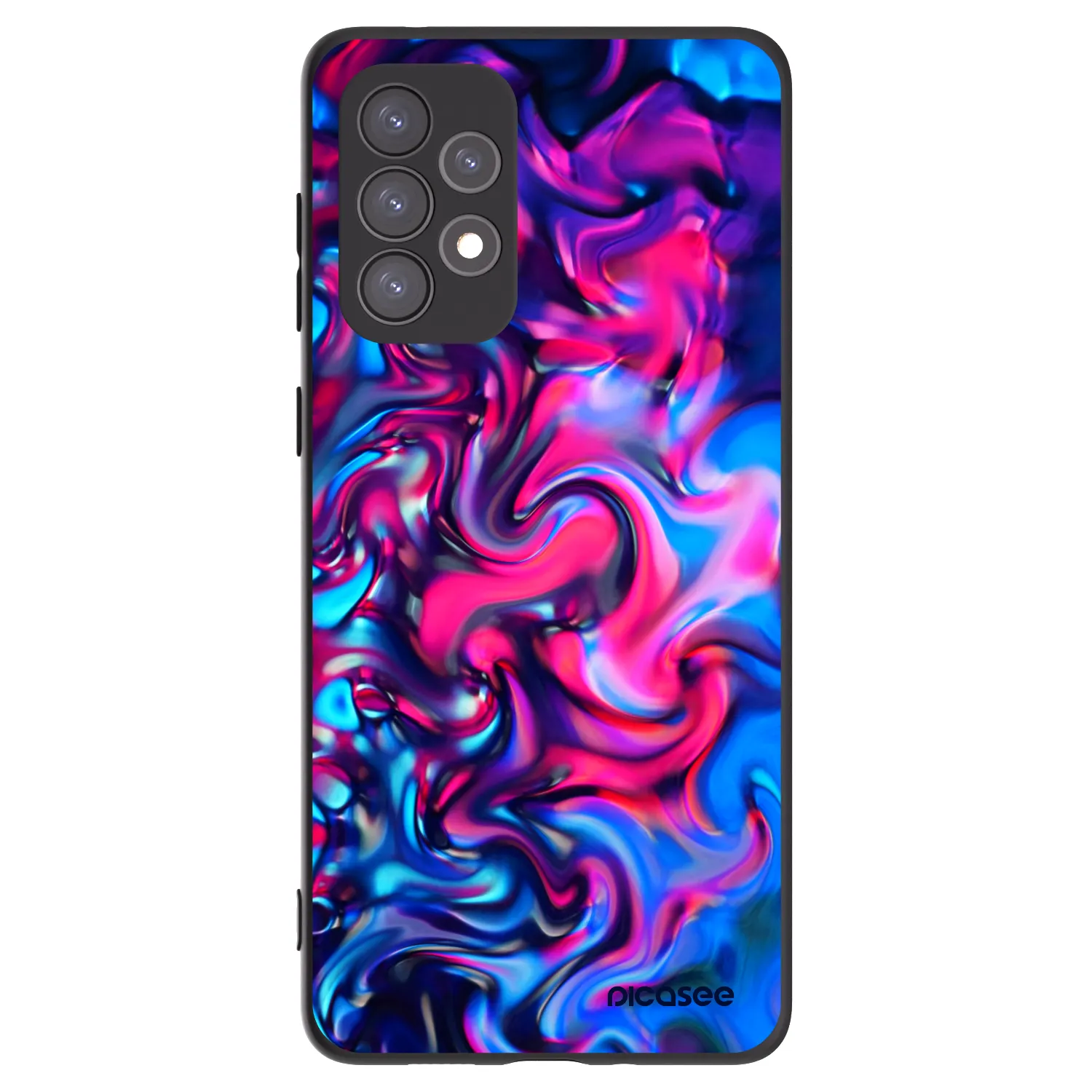 Picasee silikonski črni ovitek za Samsung Galaxy A73 5G - Redlight