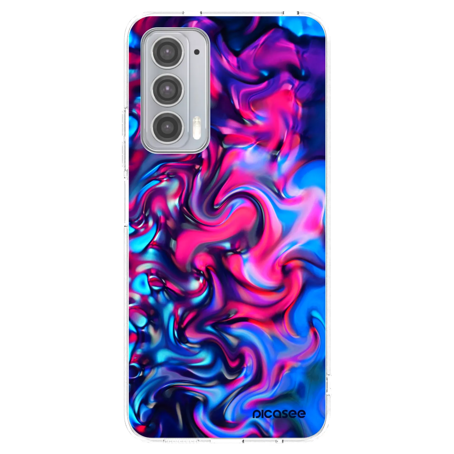 Picasee silikonski prozorni ovitek za Motorola Edge 20 - Redlight
