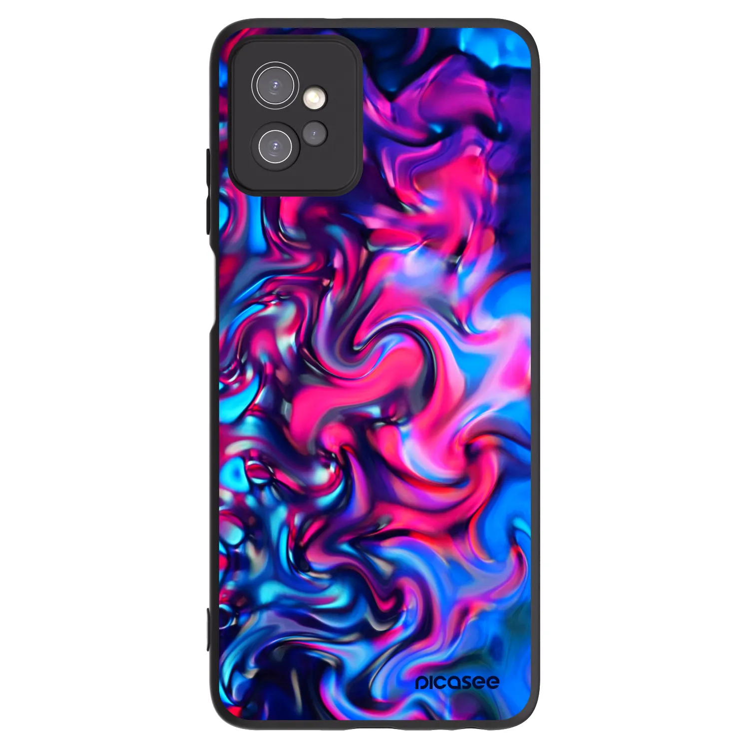 Picasee silikonski črni ovitek za Motorola Moto G32 - Redlight