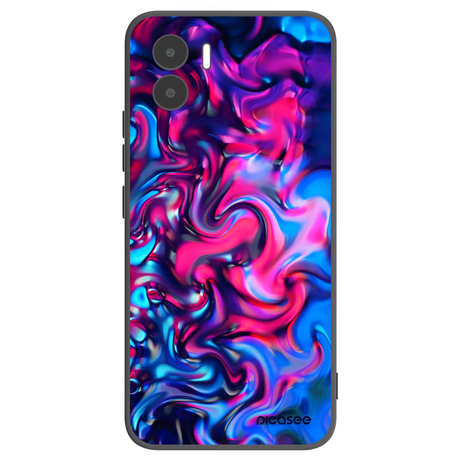 Picasee silikonski črni ovitek za Xiaomi Redmi A1 - Redlight