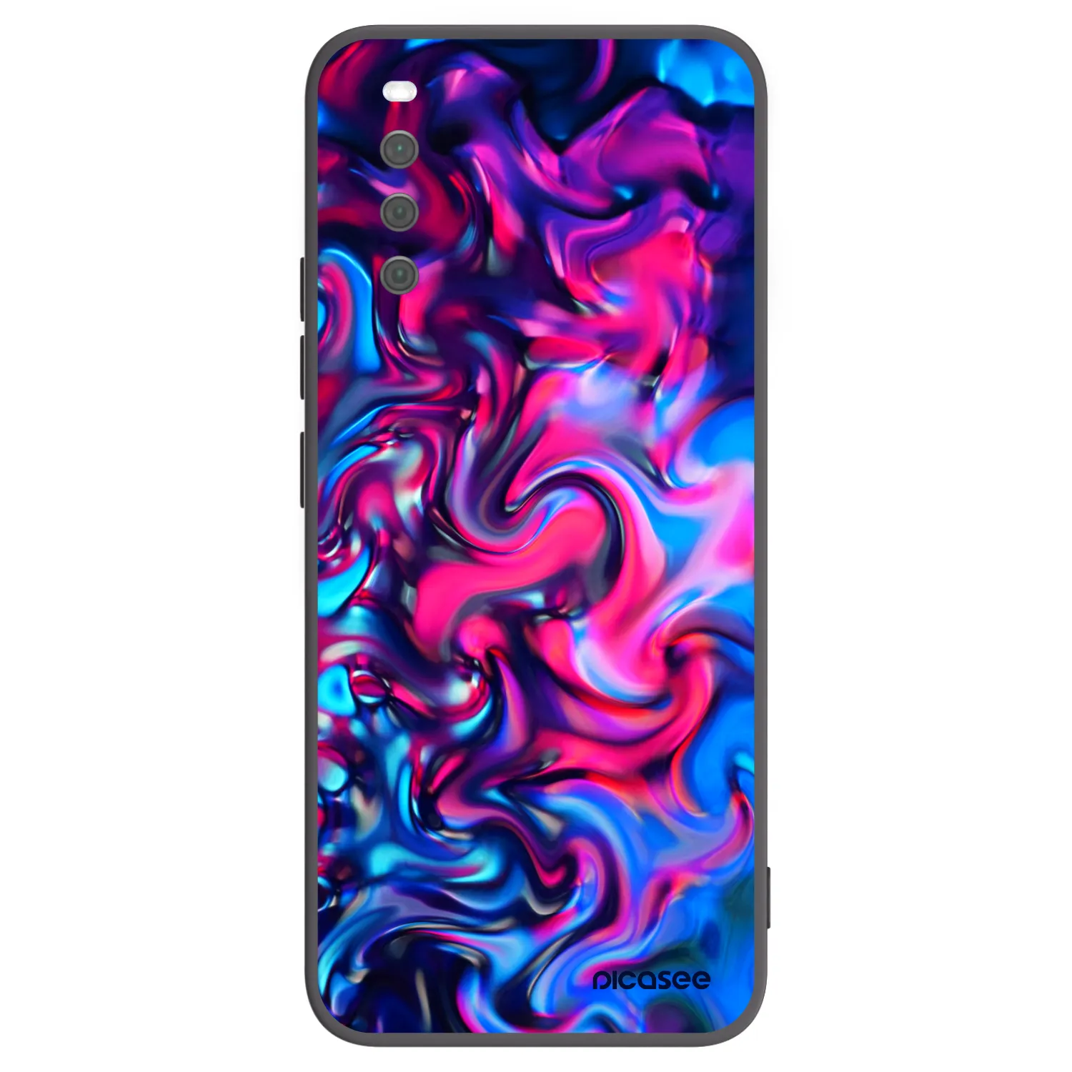 Picasee silikonski črni ovitek za Sony Xperia 10 III - Redlight