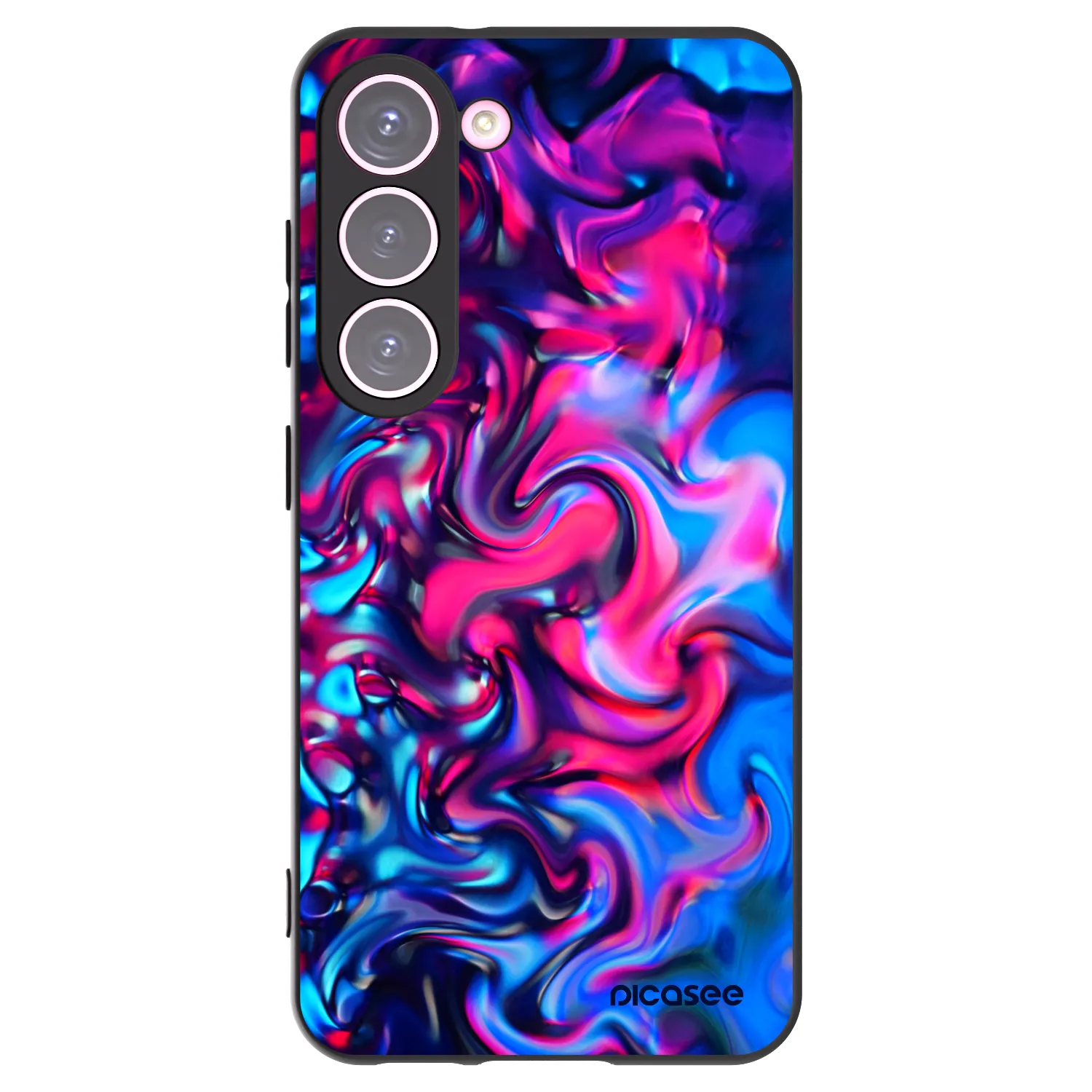 Picasee silikonski črni ovitek za Samsung Galaxy S23 5G - Redlight