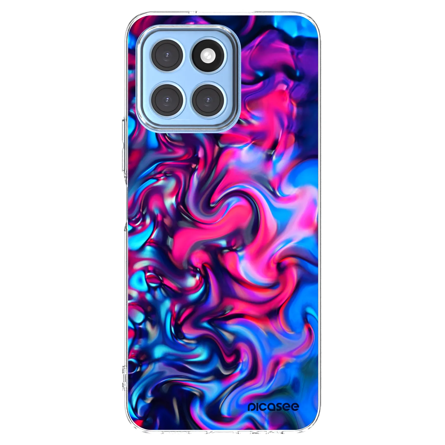 Picasee silikonski prozorni ovitek za Honor X8 5G - Redlight