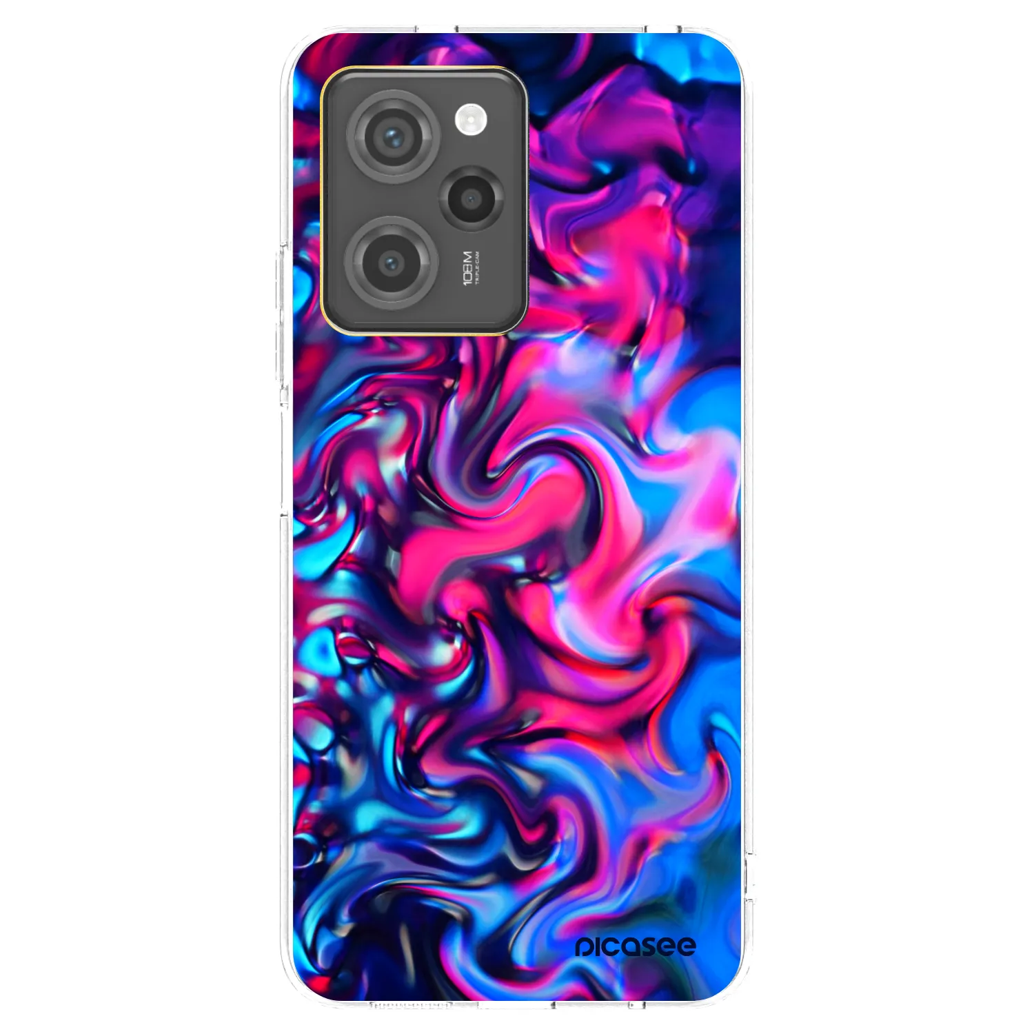 Picasee silikonski prozorni ovitek za Xiaomi Poco X5 Pro - Redlight