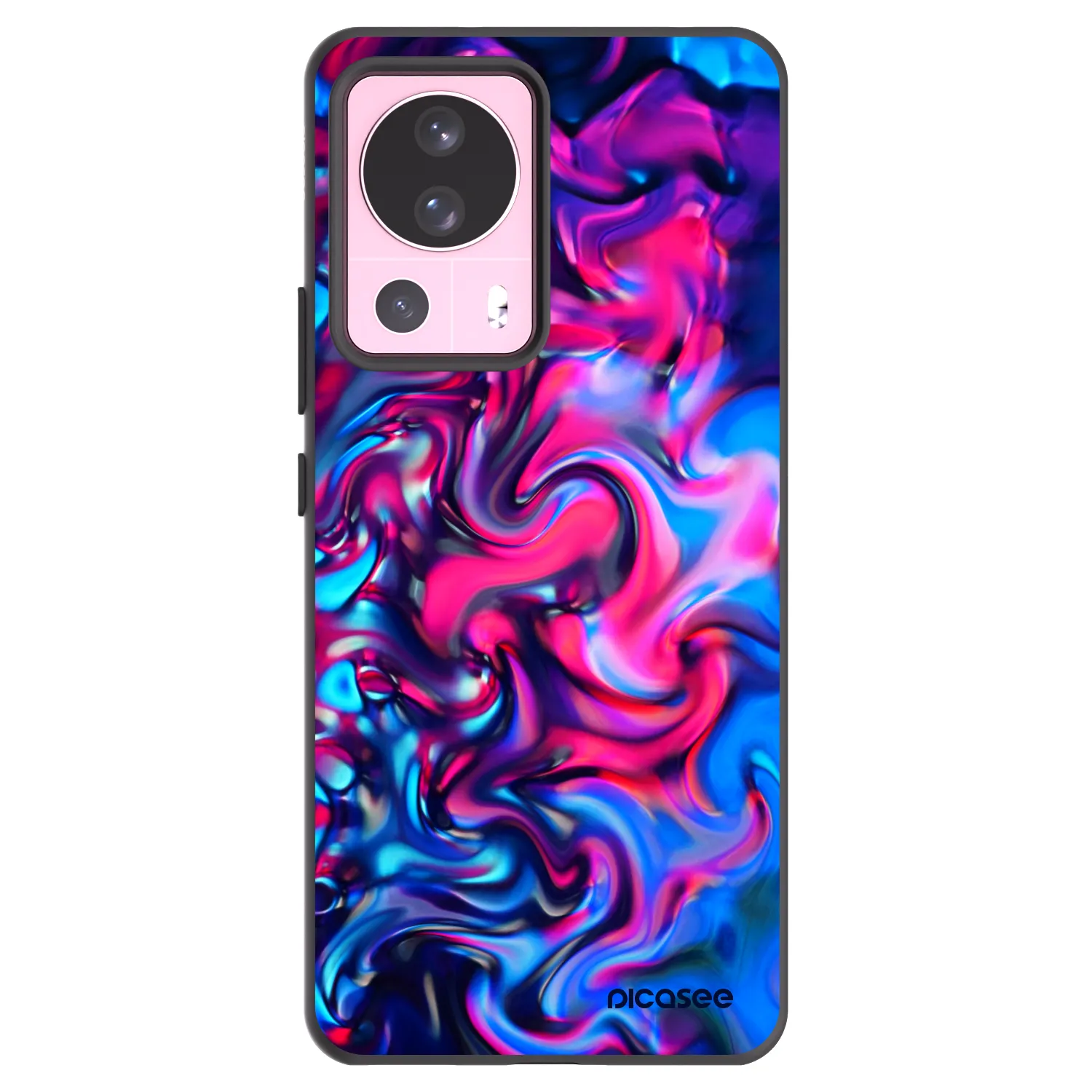 Picasee silikonski črni ovitek za Xiaomi 13 Lite - Redlight