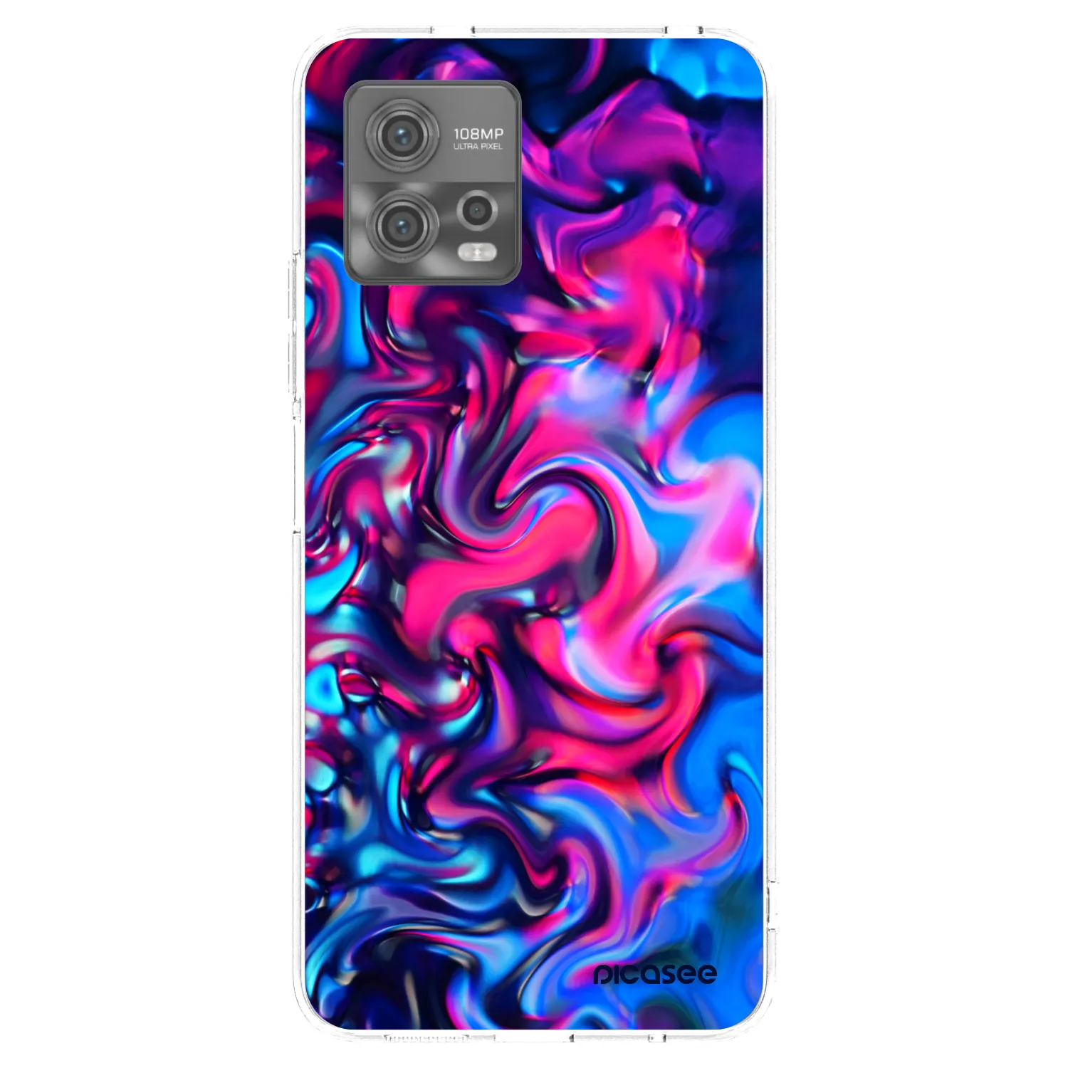 Picasee silikonski prozorni ovitek za Motorola Moto G72 - Redlight