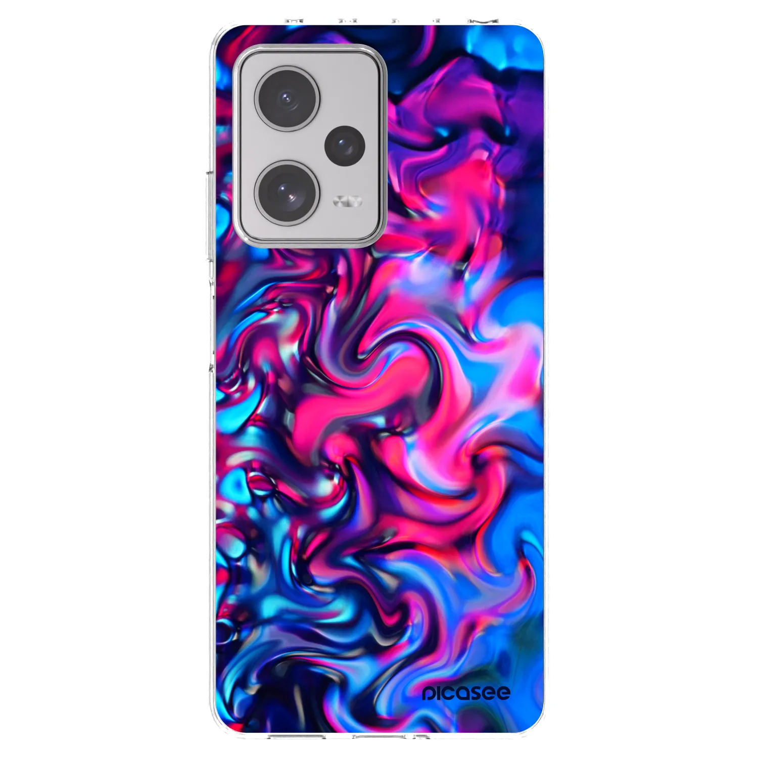 Picasee silikonski prozorni ovitek za Xiaomi Redmi Note 12 Pro+ 5G - Redlight