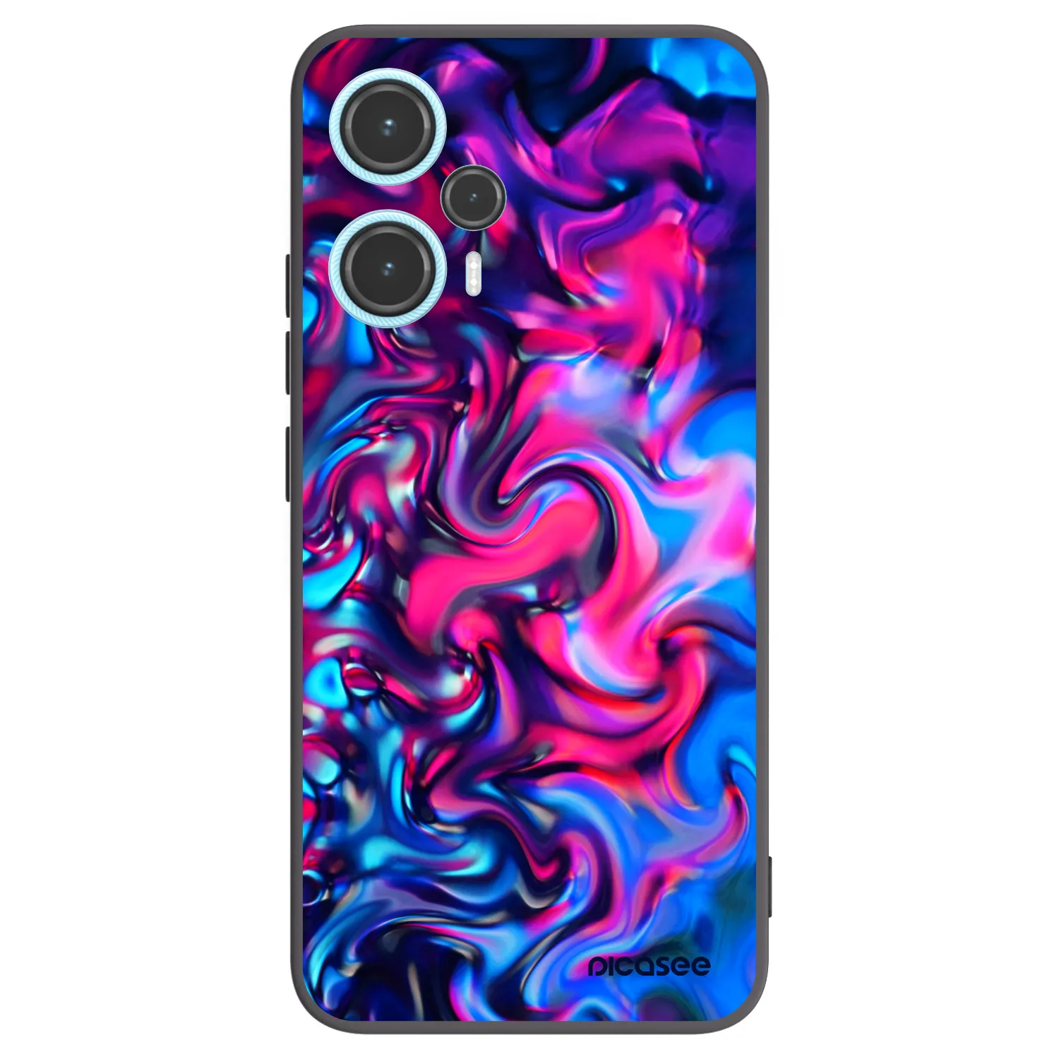 Picasee silikonski črni ovitek za Xiaomi Poco F5 - Redlight