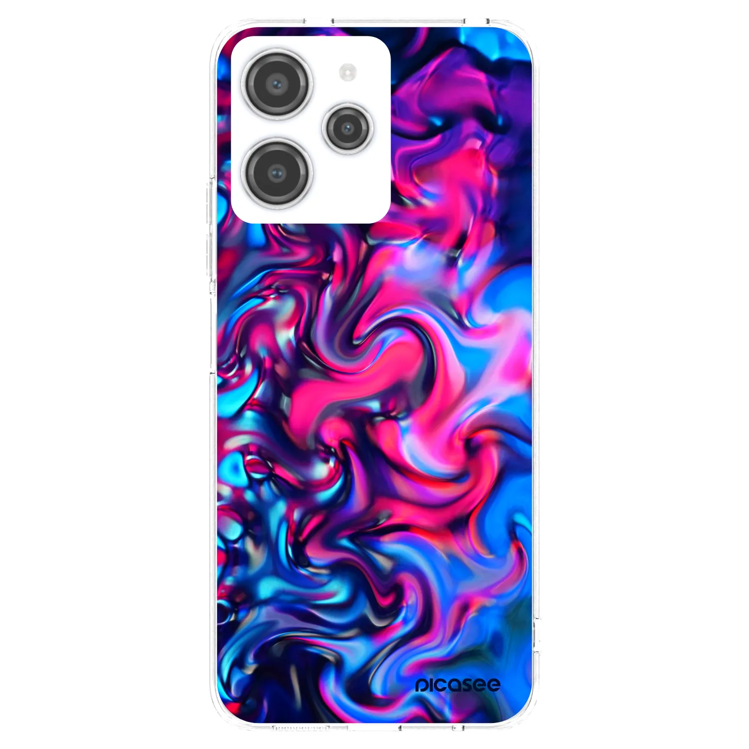 Picasee silikonski prozorni ovitek za Xiaomi Redmi 12 4G - Redlight