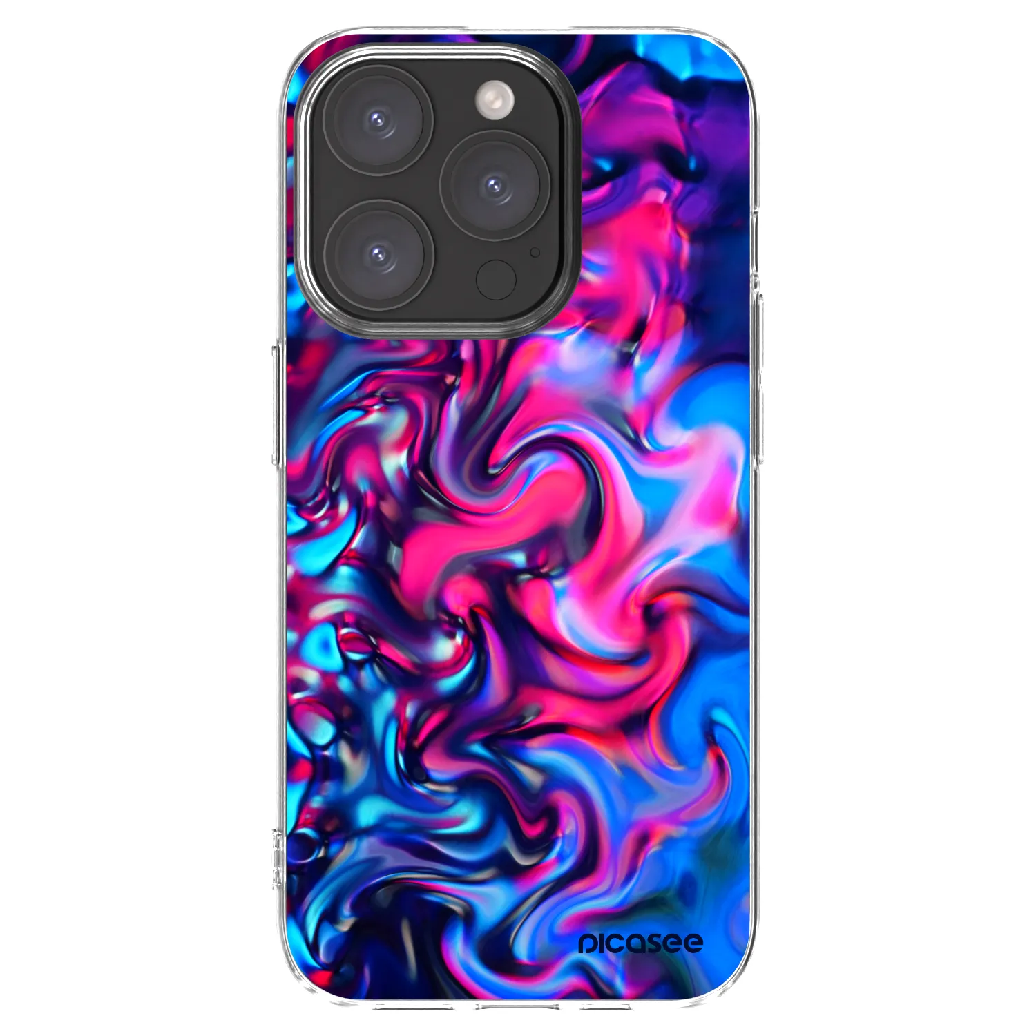 Picasee silikonski prozorni ovitek za Apple iPhone 15 Pro - Redlight