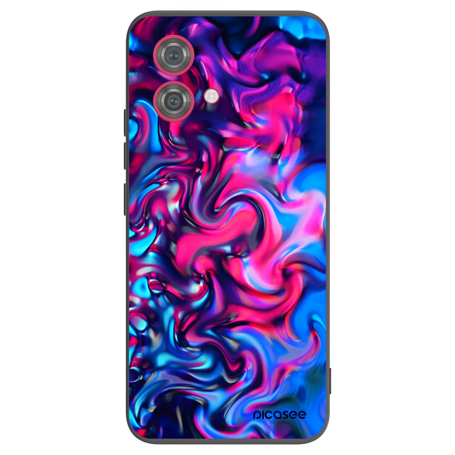 Picasee silikonski črni ovitek za Motorola Moto G84 5G - Redlight