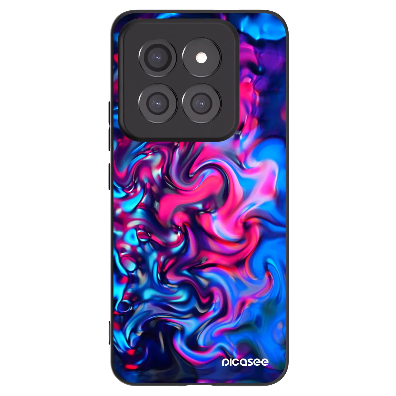 Picasee silikonski črni ovitek za Xiaomi 14 Pro - Redlight