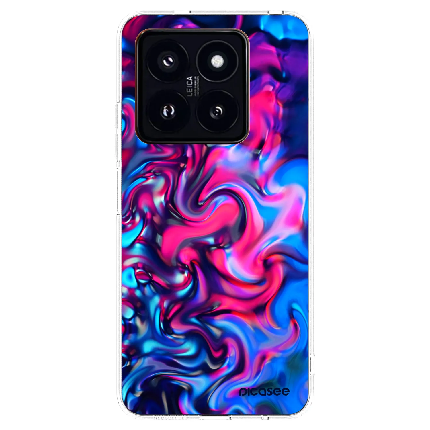 Picasee silikonski prozorni ovitek za Xiaomi 14 Pro - Redlight