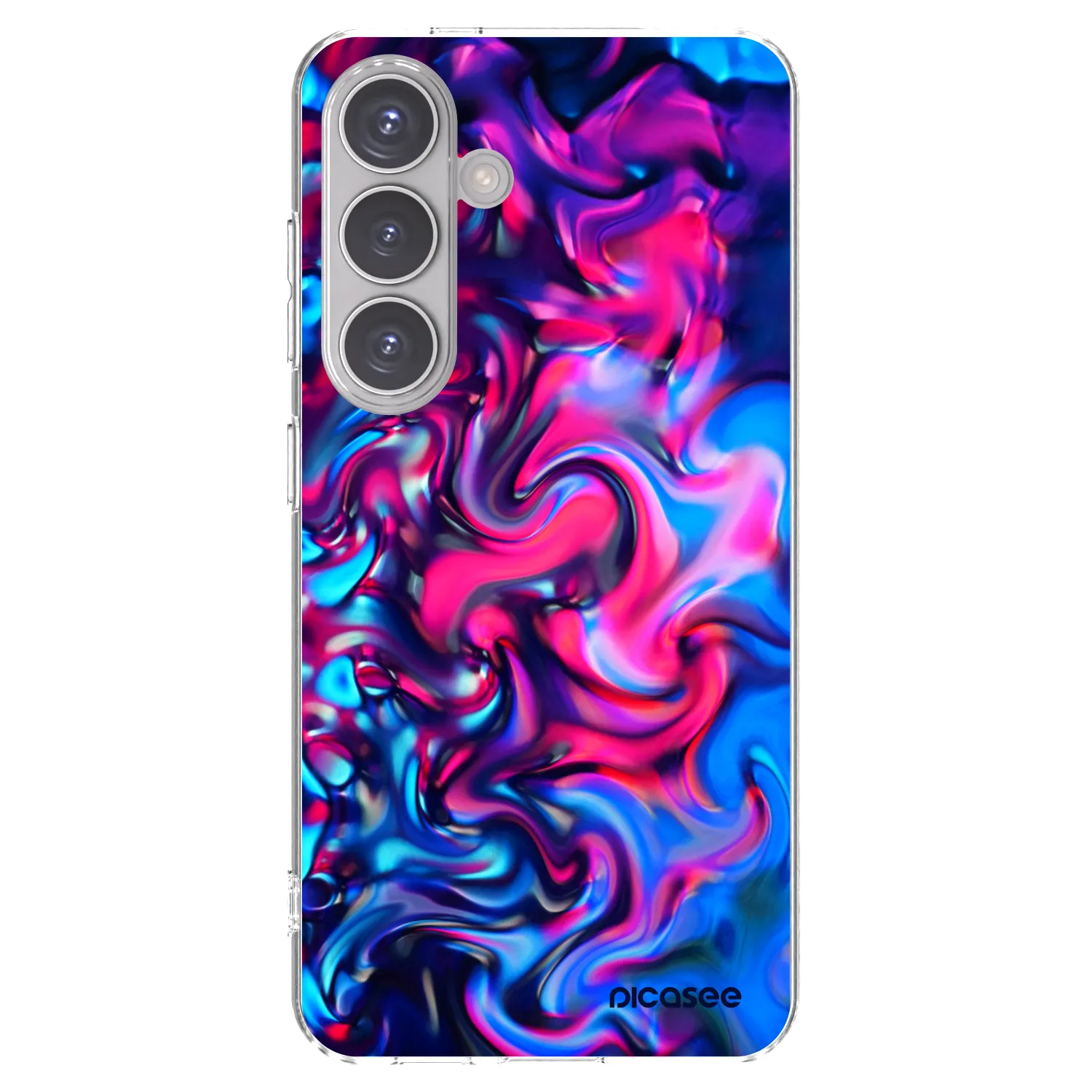 Picasee silikonski prozorni ovitek za Samsung Galaxy S24 S921B 5G - Redlight