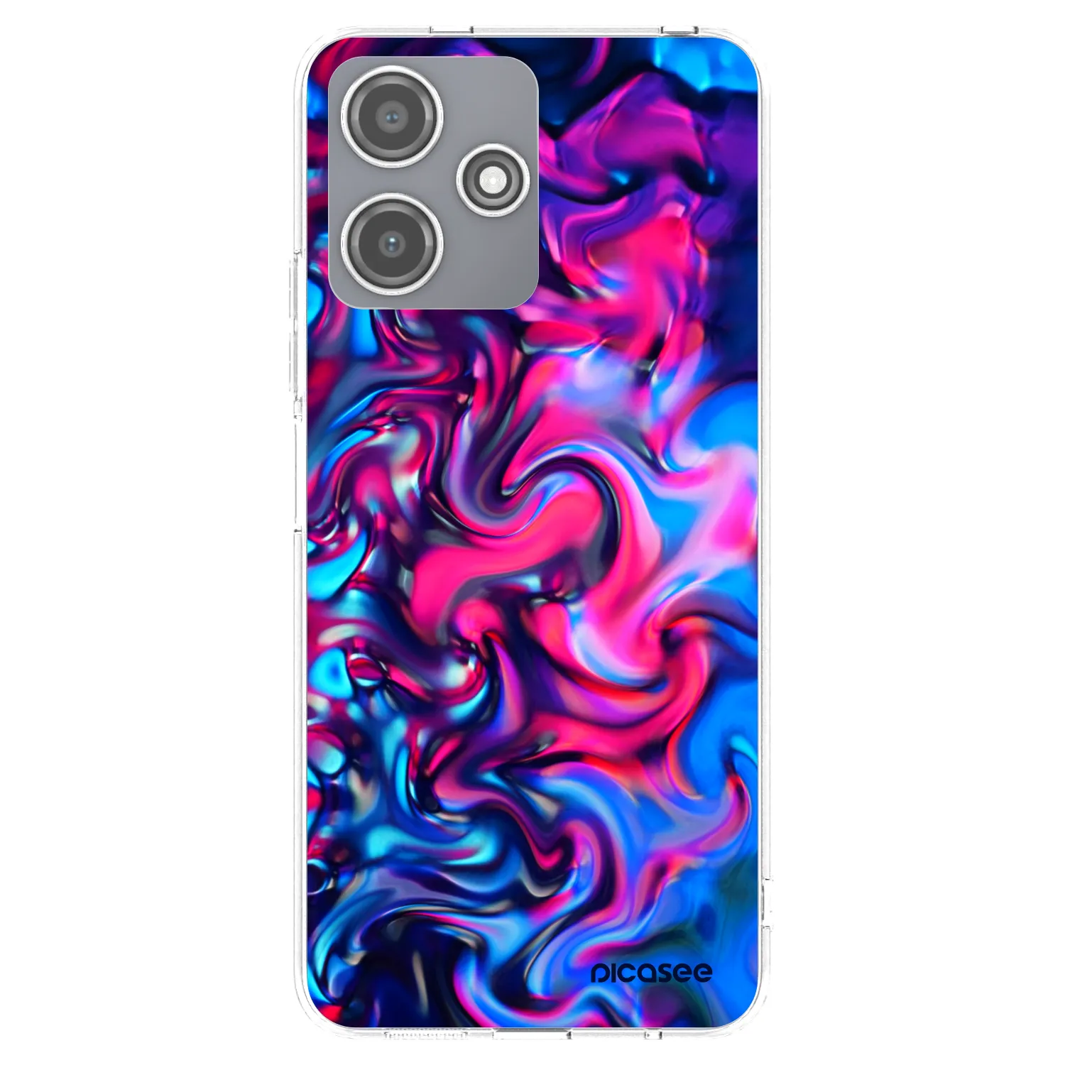 Picasee silikonski prozorni ovitek za Xiaomi Redmi 12 5G - Redlight