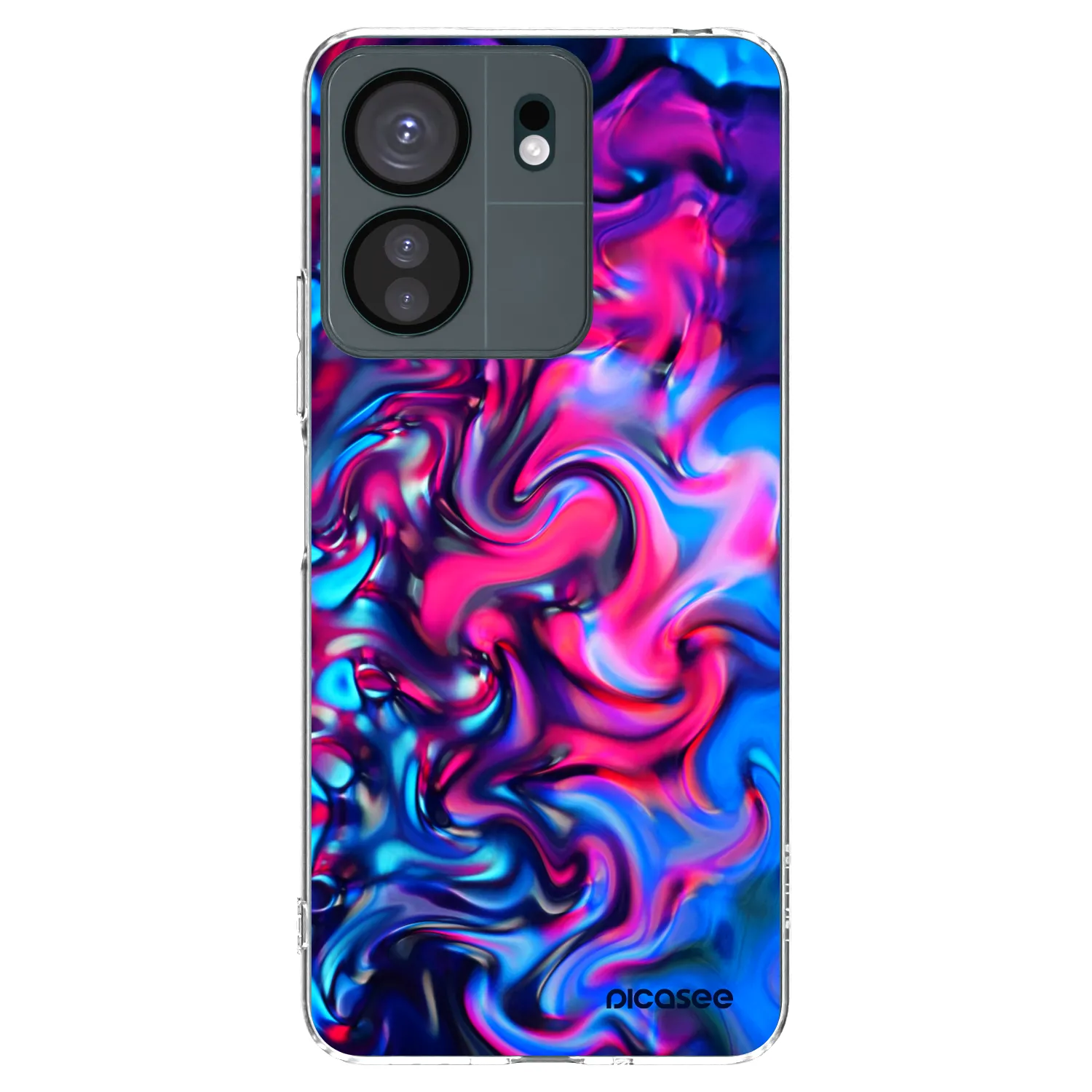 Picasee silikonski prozorni ovitek za Xiaomi Redmi 13C 4G - Redlight
