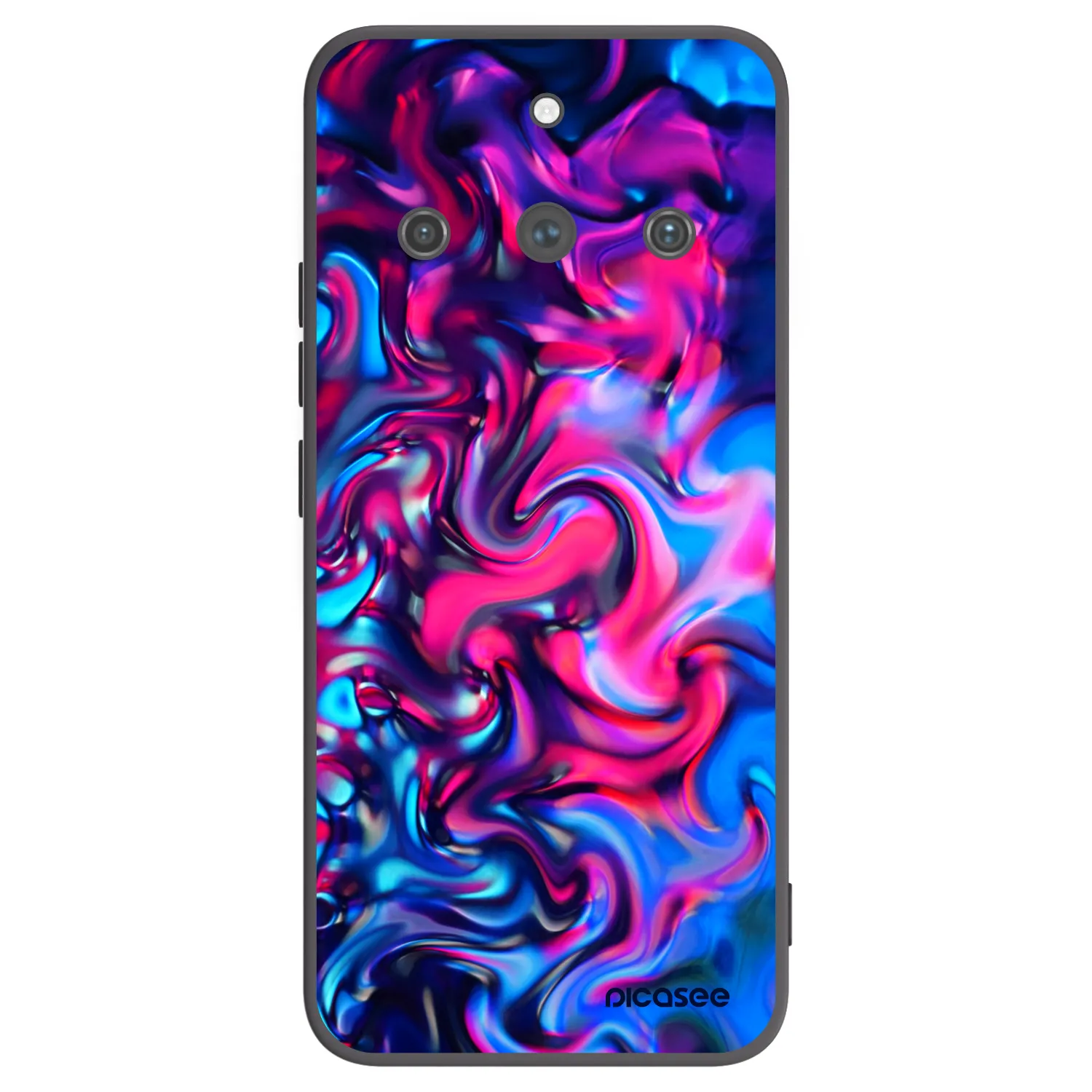 Picasee silikonski črni ovitek za Realme 11 Pro+ - Redlight