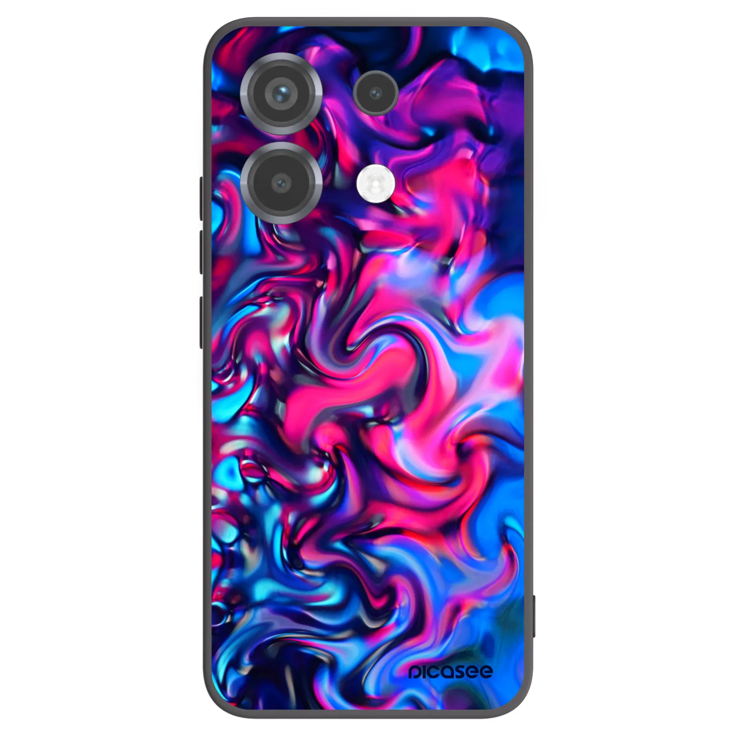 Picasee silikonski črni ovitek za Xiaomi Poco X6 - Redlight