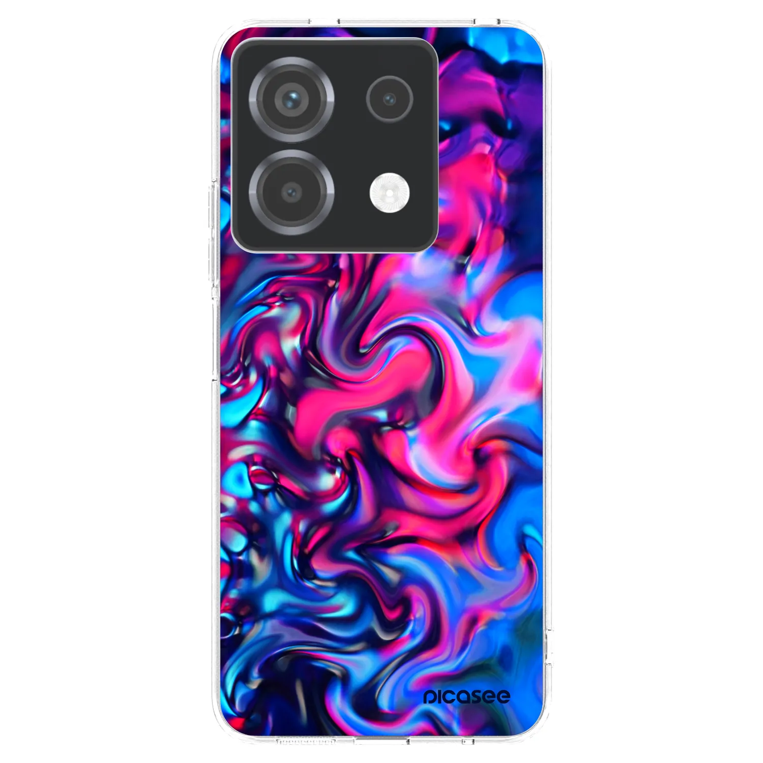 Picasee silikonski prozorni ovitek za Xiaomi Poco X6 - Redlight