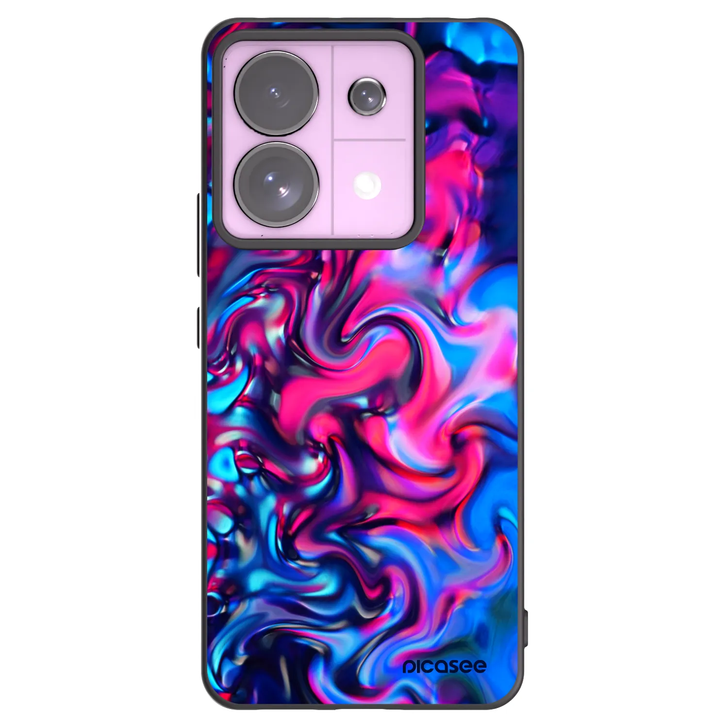 Picasee silikonski črni ovitek za Xiaomi Redmi Note 13 Pro 5G - Redlight